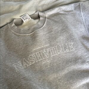 Uncommon James Heather Gray Nashville Crewneck